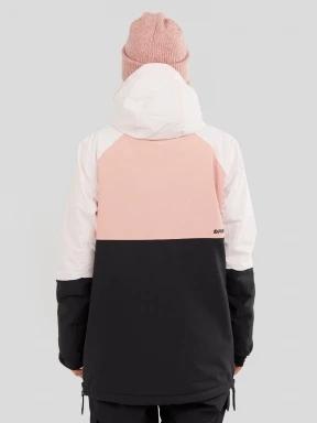 Fundango Birch Logo Anorak damski kurtka narciarska różowy 3