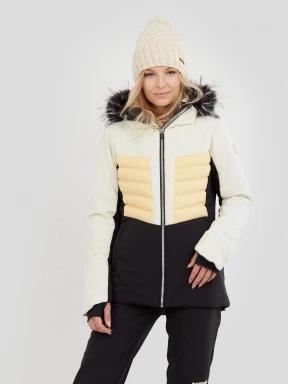 Fundango Salina Padded Jacket damski pikowana kurtka narciarska żółty 1