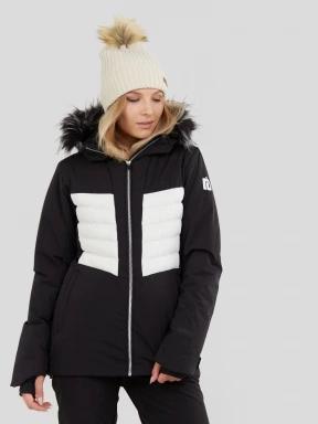 Fundango Salina Padded Jacket damski pikowana kurtka narciarska czarny 1