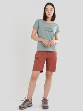 Fundango Azua Active Short damski krótkie spodnie turystyczne czerwony 3