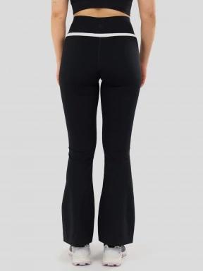 Fundango Flare Leggings damski leggingsy czarny 3