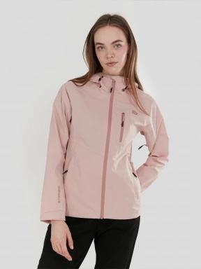 Fundango Piora Waterproof Jacket damski plaszcz przeciwdeszczowy różowy 1