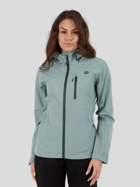 Fundango Piora Waterproof Jacket damski plaszcz przeciwdeszczowy zielony 1