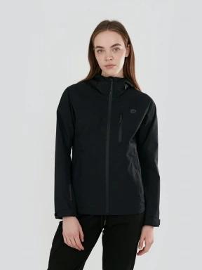 Fundango Piora Waterproof Jacket damski plaszcz przeciwdeszczowy czarny 1
