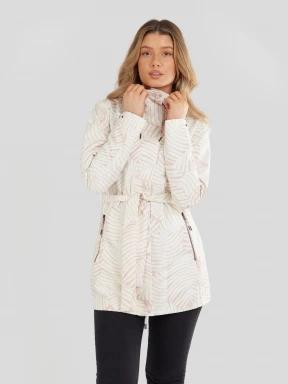Fundango Regina Waterproof Trench Jacket damski plaszcz przeciwdeszczowy różowy 1