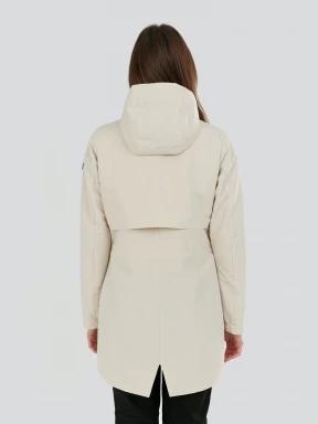 Fundango Zhuri Waterproof Jacket damski plaszcz przeciwdeszczowy piasek 3