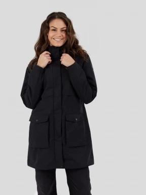 Fundango Zhuri Waterproof Jacket damski plaszcz przeciwdeszczowy czarny 1