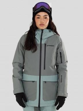 Fundango Poplar ECO Jacket damski kurtka narciarska zielony 1