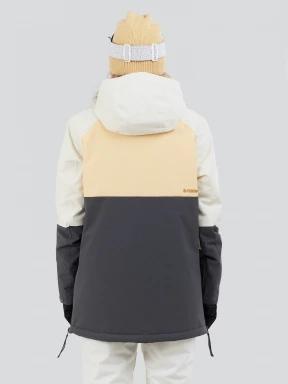 Fundango Birch ECO Logo Anorak damski kurtka narciarska żółty 3