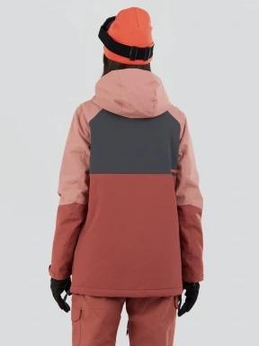 Fundango Birch ECO Logo Anorak damski kurtka narciarska różowy 3
