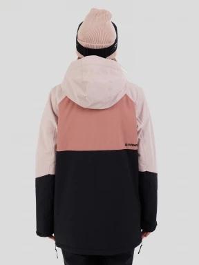 Fundango Birch ECO Logo Anorak damski kurtka różowy 3