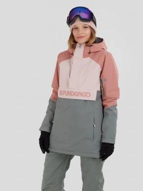 Fundango Birch ECO Logo Anorak damski kurtka zielony 1