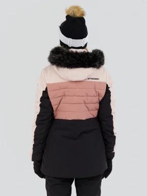 Fundango Salina Padded Jacket damski kurtka narciarska różowy 3