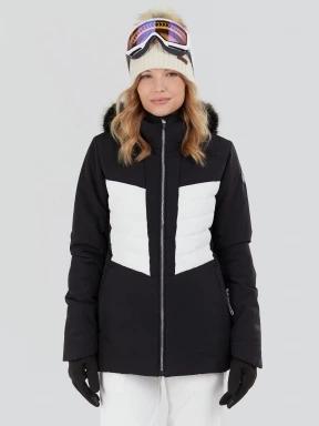 Fundango Salina Padded Jacket damski pikowana kurtka narciarska czarny 1