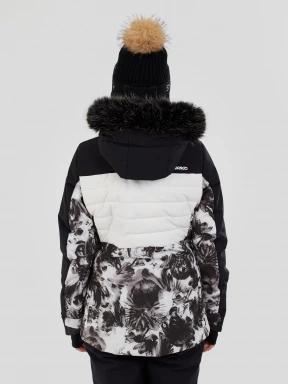 Fundango Salina Padded Jacket damski pikowana kurtka narciarska biały 3
