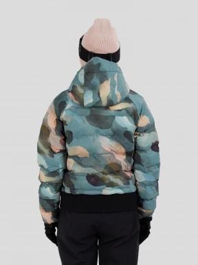 Fundango Zina Padded Jacket damski pikowana kurtka narciarska zielony 3