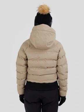 Fundango Zina Padded Jacket damski pikowana kurtka narciarska piasek 3