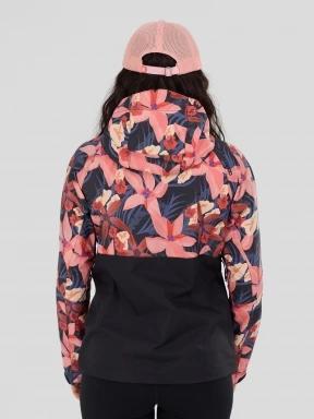 Fundango Piora II Waterproof Jacket damski plaszcz przeciwdeszczowy różowy 3