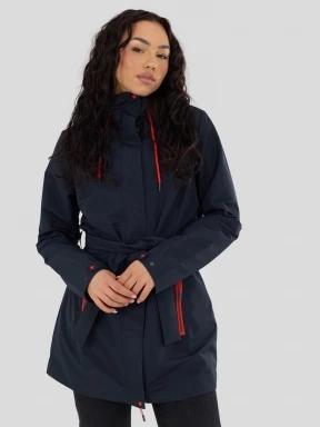 Fundango Regina III Waterproof Trench Jacket damski plaszcz przeciwdeszczowy ciemnoniebieski 1