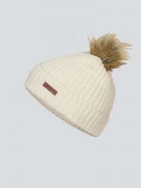 Fundango Merna Beanie damski czapka z pomponem biały 1