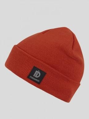 Fundango Nahu Beanie czapka robiona na drutach czerwony 1