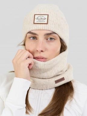 Fundango Grace Beanie damski czapka robiona na drutach czarny 1