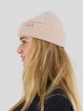 Fundango Blitz Beanie czapka robiona na drutach różowy 1