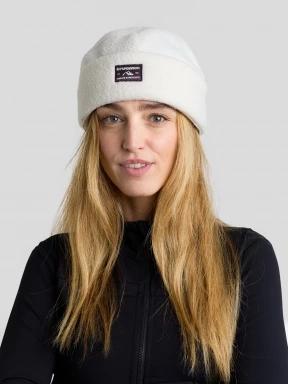 Fundango Zeo Fleece Beanie czapka robiona na drutach biały 3