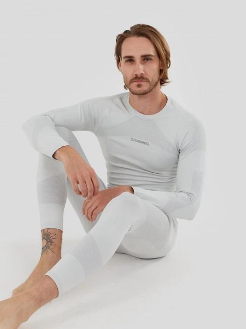 Fundango Seamless Baselayer Set męski komplet bielizny piasek 5