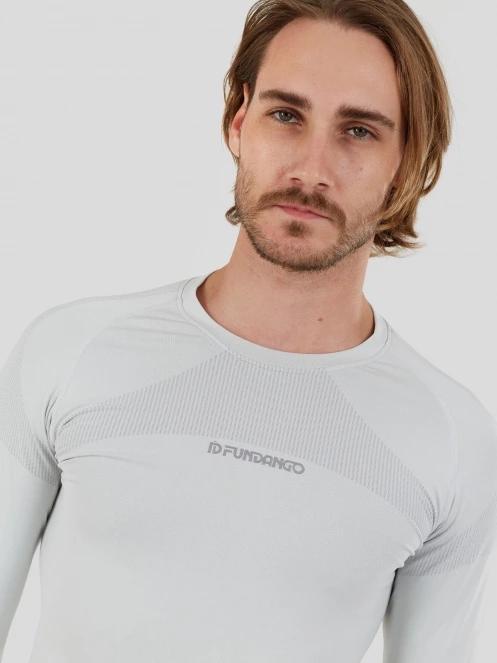 Fundango Seamless Baselayer Set męski komplet bielizny piasek 7
