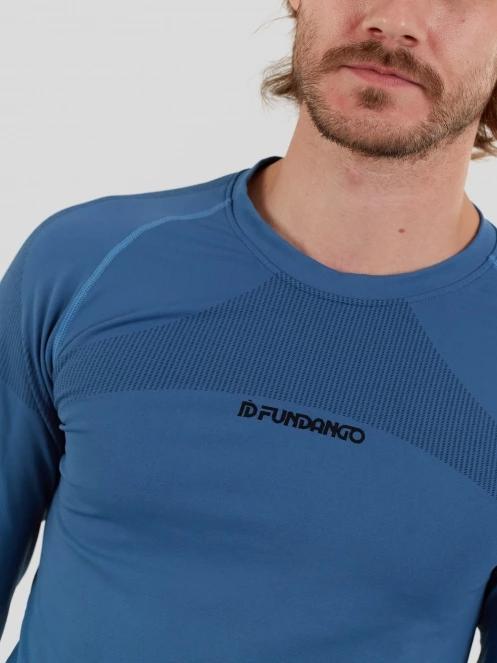 Fundango Seamless Baselayer Set męski komplet bielizny ciemnoniebieski 4