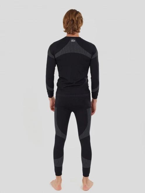 Fundango Seamless Baselayer Set męski komplet bielizny czarny 2