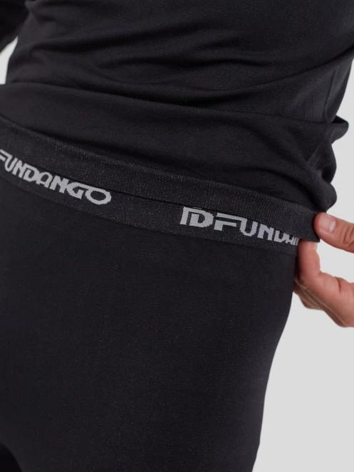 Fundango Seamless Baselayer Set męski komplet bielizny czarny 4