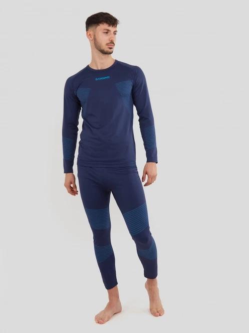 Fundango Seamless Baselayer Set męski komplet bielizny ciemnoniebieski 5