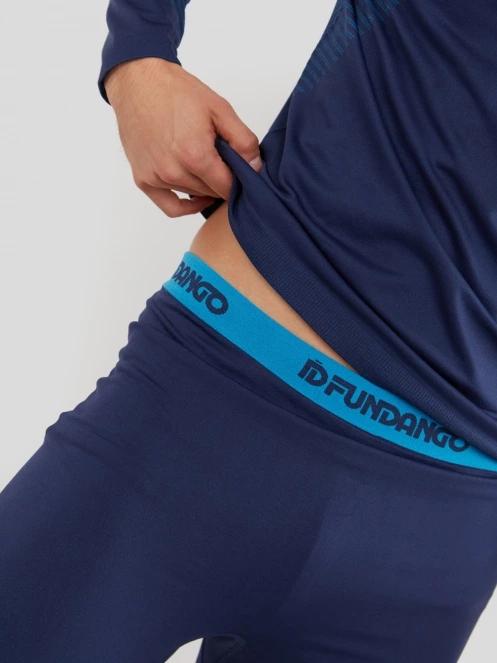 Fundango Seamless Baselayer Set męski komplet bielizny ciemnoniebieski 7