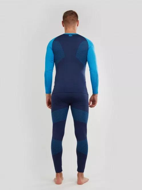 Fundango Seamless Baselayer Set męski komplet bielizny niebieski 3