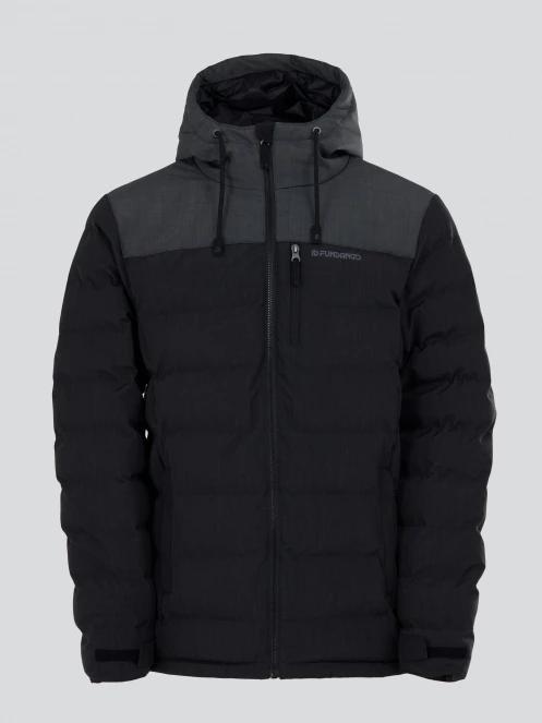 Fundango Passat Padded Jacket męski pikowana kurtka przejściowa czarny 8