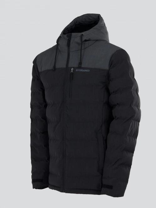 Fundango Passat Padded Jacket męski pikowana kurtka przejściowa czarny 9