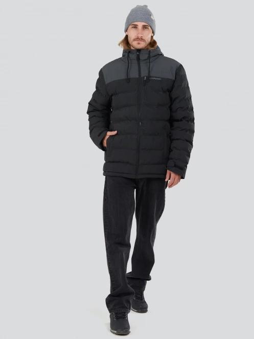 Fundango Passat Padded Jacket męski pikowana kurtka przejściowa czarny 4