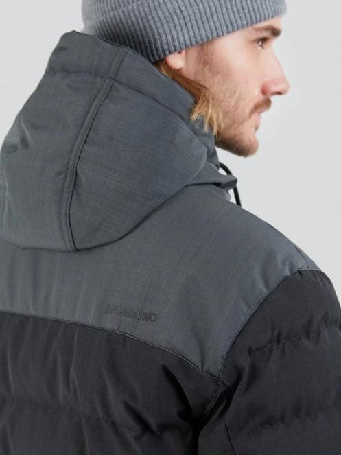Fundango Passat Padded Jacket męski pikowana kurtka przejściowa czarny 6