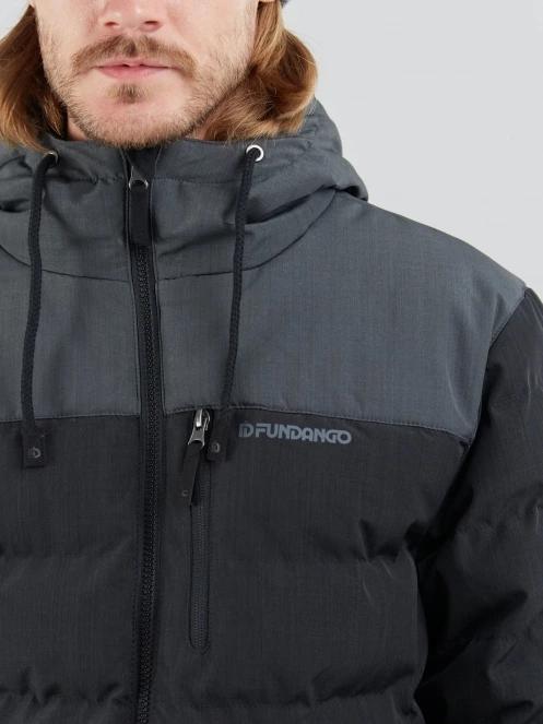 Fundango Passat Padded Jacket męski pikowana kurtka przejściowa czarny 7