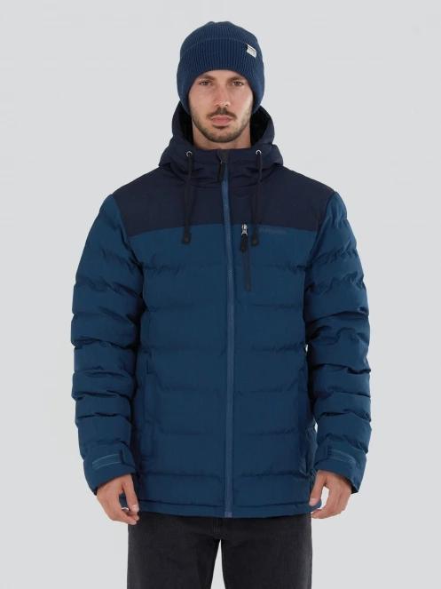 Fundango Passat Padded Jacket męski pikowana kurtka przejściowa niebieski 2