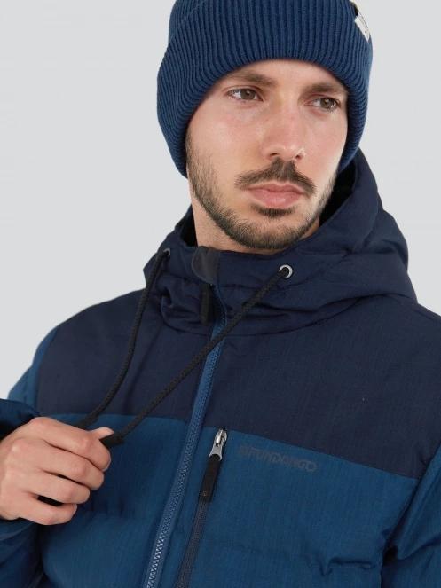 Fundango Passat Padded Jacket męski pikowana kurtka przejściowa niebieski 6