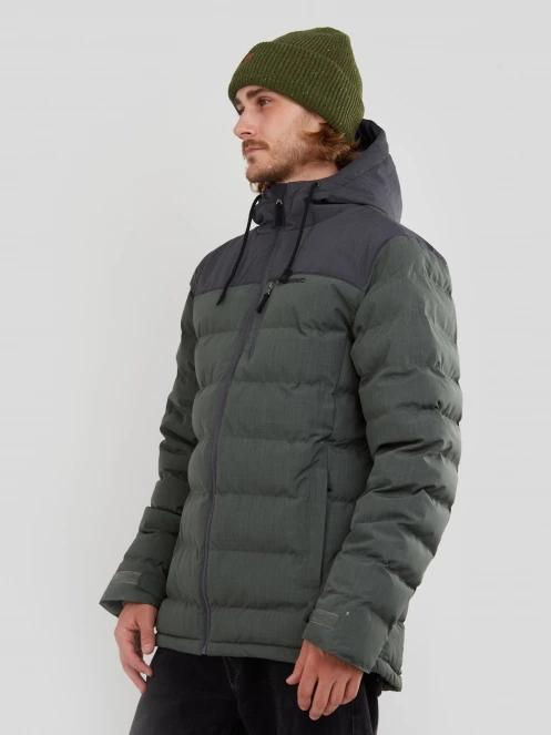 Fundango Passat Padded Jacket męski pikowana kurtka przejściowa zielony 5
