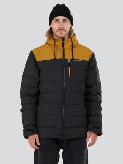 Fundango Passat Padded Jacket męski pikowana kurtka przejściowa czarny 2