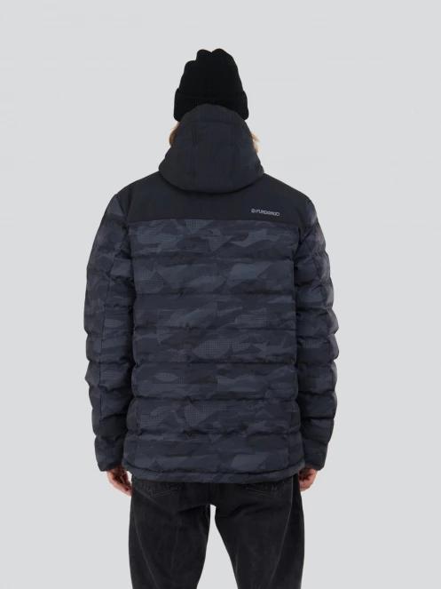 Fundango Passat Padded Jacket męski pikowana kurtka przejściowa czarny 3
