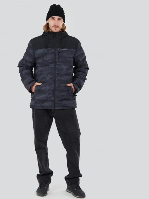 Fundango Passat Padded Jacket męski pikowana kurtka przejściowa czarny 4