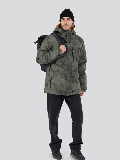 Fundango Perill Parka Jacket męski kurtka zimowa oliwka 4