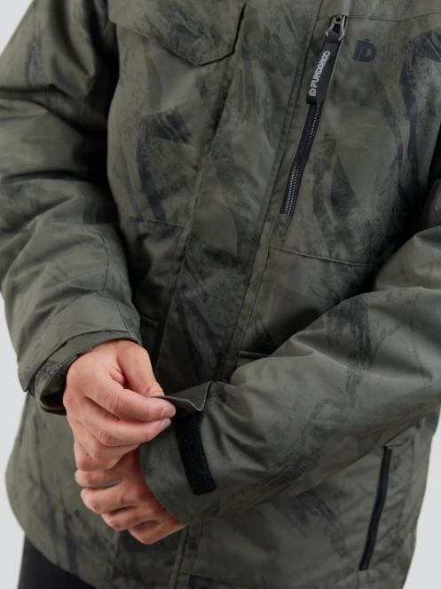 Fundango Perill Parka Jacket męski kurtka zimowa oliwka 7