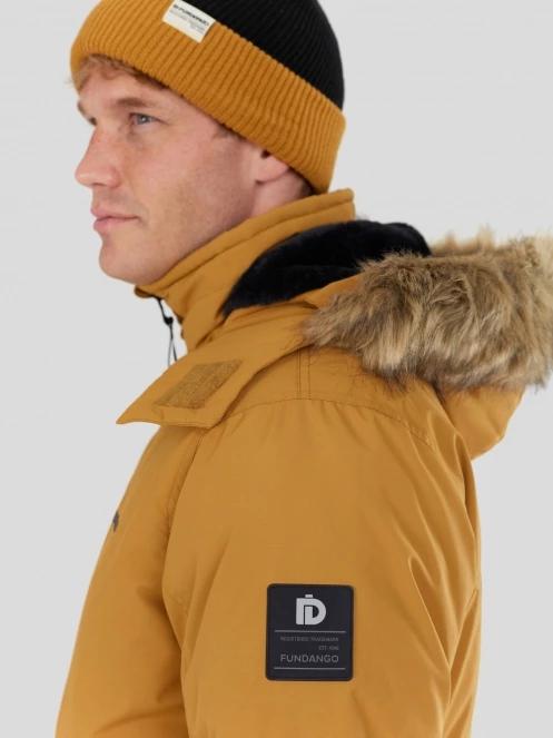 Fundango Spirit Parka Jacket męski kurtka zimowa żółty 6
